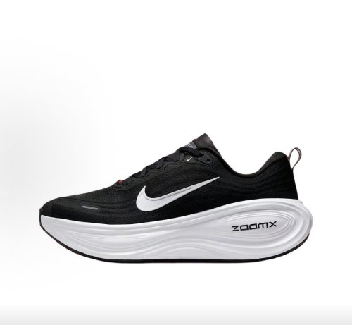 Nike Vomero Plus 网布防滑耐磨 低帮跑步鞋 男款 黑白HV8150-002