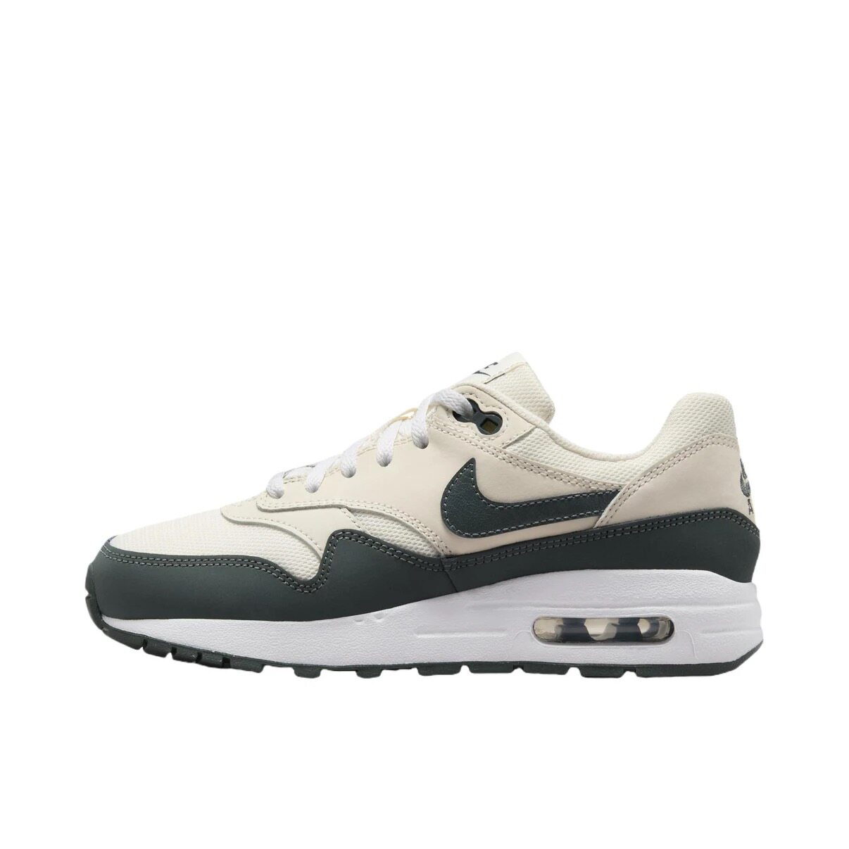 NikeAir Max 1 舒适GS 低帮 儿童跑步鞋 米绿 男女同款DZ3307-113