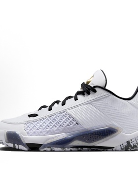 Jordan Air Jordan 38 低帮 篮球鞋 男女同款 白黑色FD2325-107