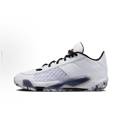 Jordan Air Jordan 38 低帮 篮球鞋 男女同款 白黑色FD2325-107