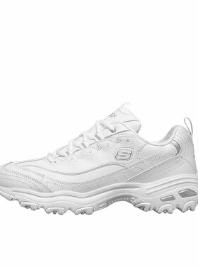 Skechers斯凯奇 减震防滑透气 低帮 生活休闲鞋 男款 白52676-WHT