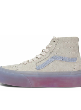 Vans/范斯 SK8-Hi 潮流经典 板鞋 联名/沙色/雾霾蓝VN0A7Q5PBMB