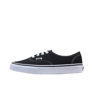 Vans Authentic 舒适 低帮 板鞋 男女同款 黑色VN000EE3BLK1