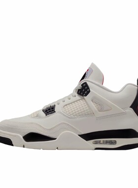 Jordan Air Jordan 4 Retro 支撑 中帮 男款 白黑红IM4002-100