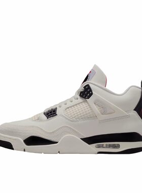 Jordan Air Jordan 4 Retro 支撑 中帮 男款 白黑红IM4002-100