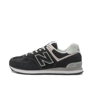 New Balance NB 574 复古字母系带 网布织物二层绒面皮ML574EVB