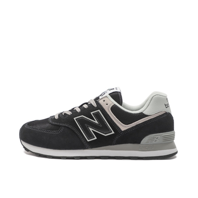 New Balance NB 574 复古字母系带 网布织物二层绒面皮ML574EVB