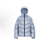 男女同款 CAMEL骆驼 Queen昆仑山系列户外连帽羽绒服 A35CR28311