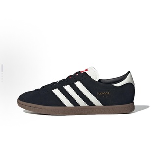 adidas originals Stadt 耐磨 低帮 板鞋 男女同款 黑色JR6344