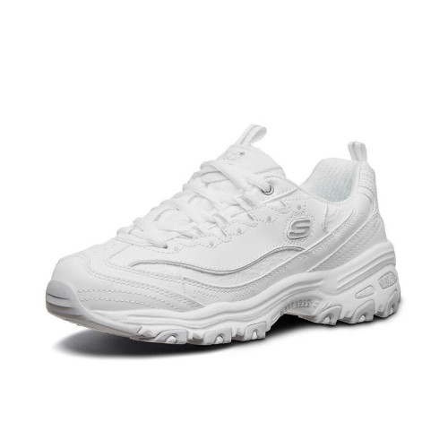 Skechers斯凯奇 D'LITES 1.0 蕾丝熊老爹鞋 女款 乳白色11959-WHT