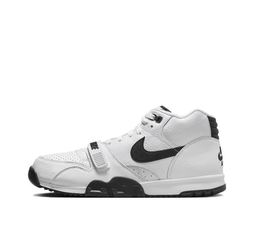 Nike Air Trainer 1 时尚 中帮 训练鞋 男款 白黑色FB8066-100