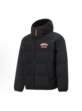 LiNing李宁 火锅羽绒系列 纯色连帽羽绒服 男款AYMT141-4