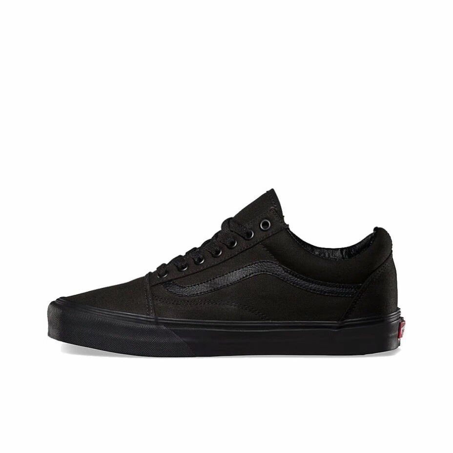 Vans Old Skool 帆布 经典 低帮 板鞋 男女同款 黑色VN000D3HBKA图片