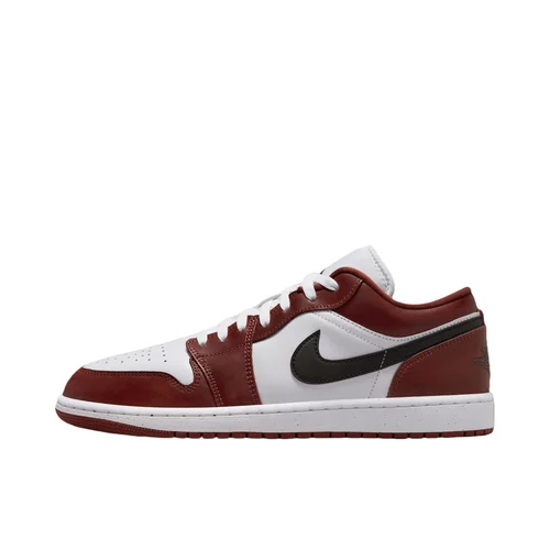 Jordan Air Jordan 1低帮 复古篮球鞋 男女同款 白红黑HF3148-102