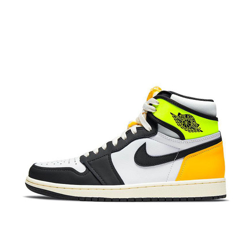 Jordan Air Jordan 1 high黄橙脚趾篮球鞋男女同款黄橙555088-118