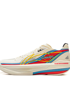 LiNing李宁 ULTRALIGHT 减震防滑耐磨轻便回弹 篮球鞋ABAV007-42