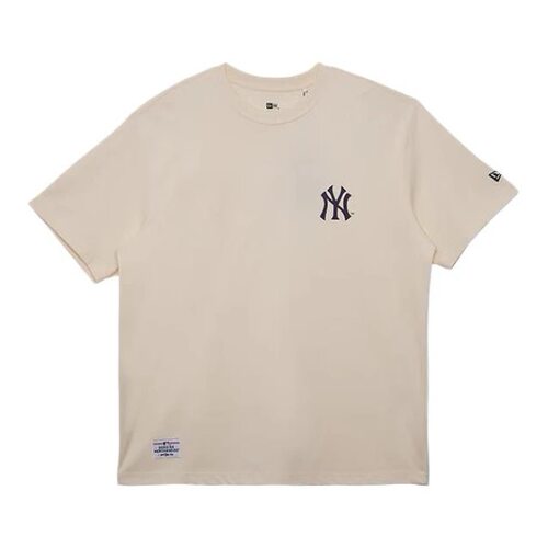NEW ERA MLB 彩绘徽标字母圆领休闲夏季美式短袖 T恤情侣14179143