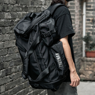 双肩包男背包户外骑行多功能收纳旅行包出差旅游大容量运动登山包