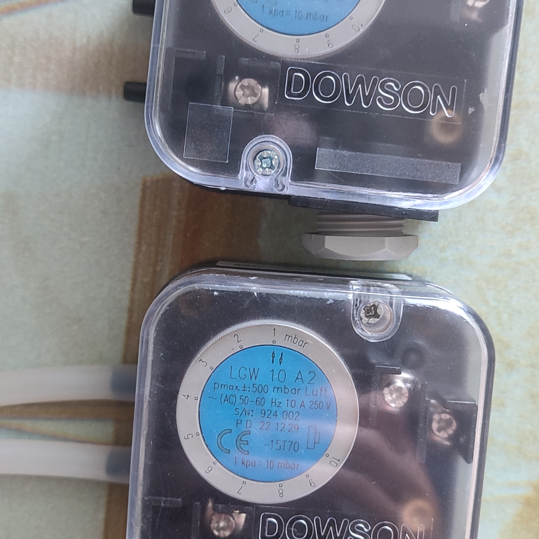DOWSON燃气风压压力开关LGW3A2 LGW10A2压力检测器燃烧机配件