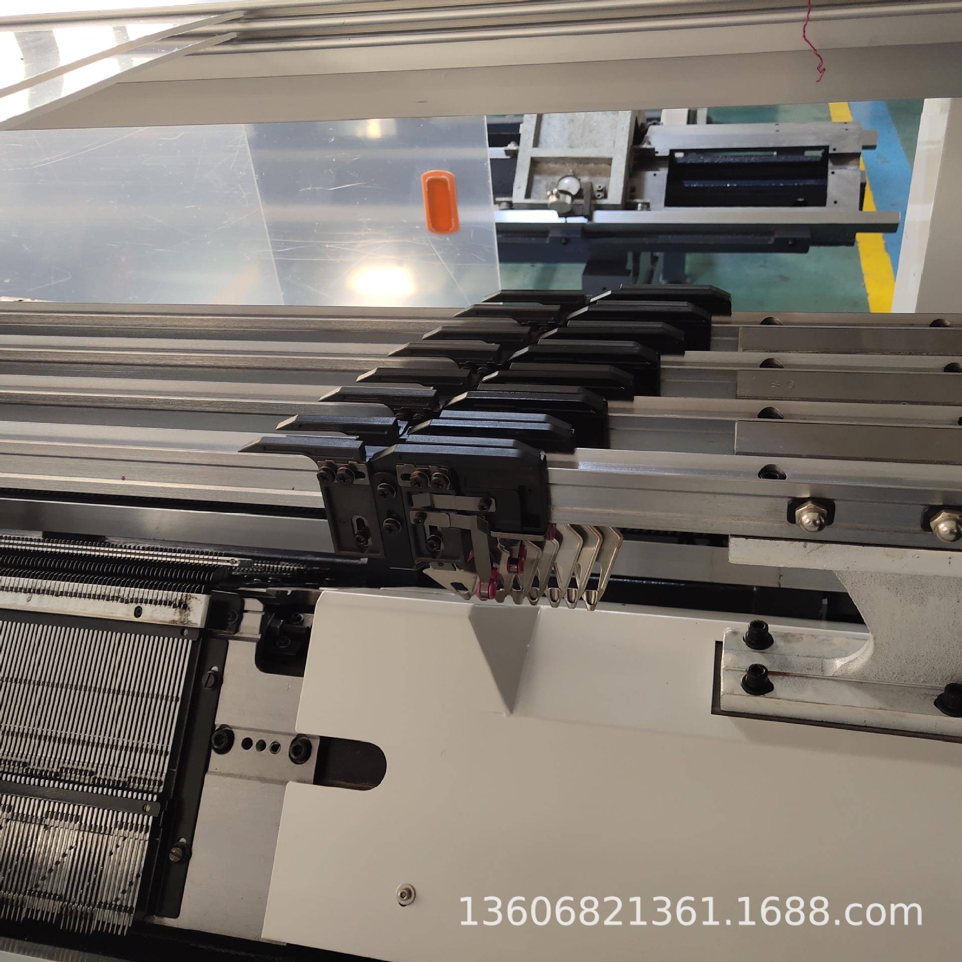 全自动12针直双电脑横机编织机羊毛衫机.织领机等