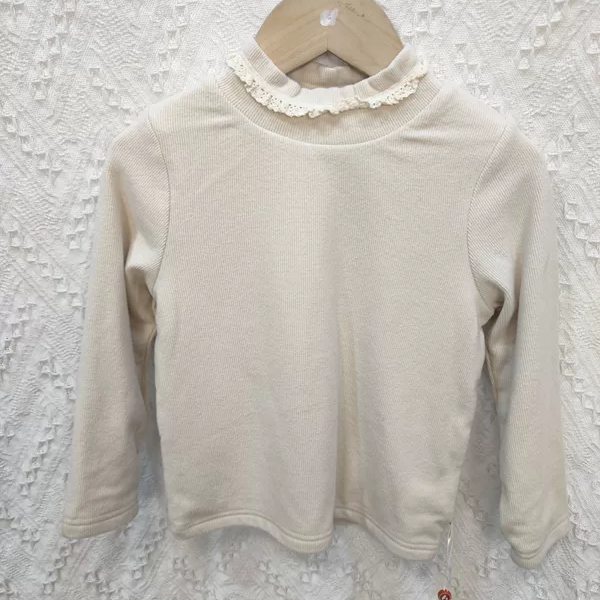 阿娜熙品牌童装深秋冬加绒加厚保暖打底衫半高领女童清仓不退换