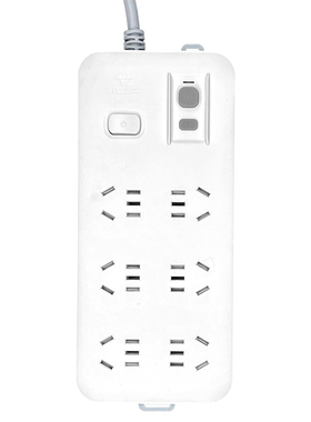 公牛漏电保护插座接线板插线板插排GN-705六孔3米5米10米