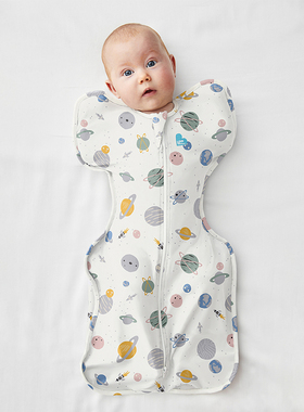 lovetodream睡袋新生婴儿防惊跳襁褓宝宝防踢被四季通用竹纤维春