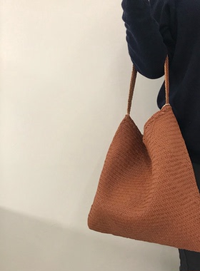 Dragon Diffusion8848羊皮/牛皮编织包女法式手工复古单肩手提包