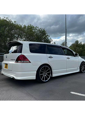 适用于2005至2008款本田奥德赛rb1改装日规大尾翼带灯塑料abs扰流