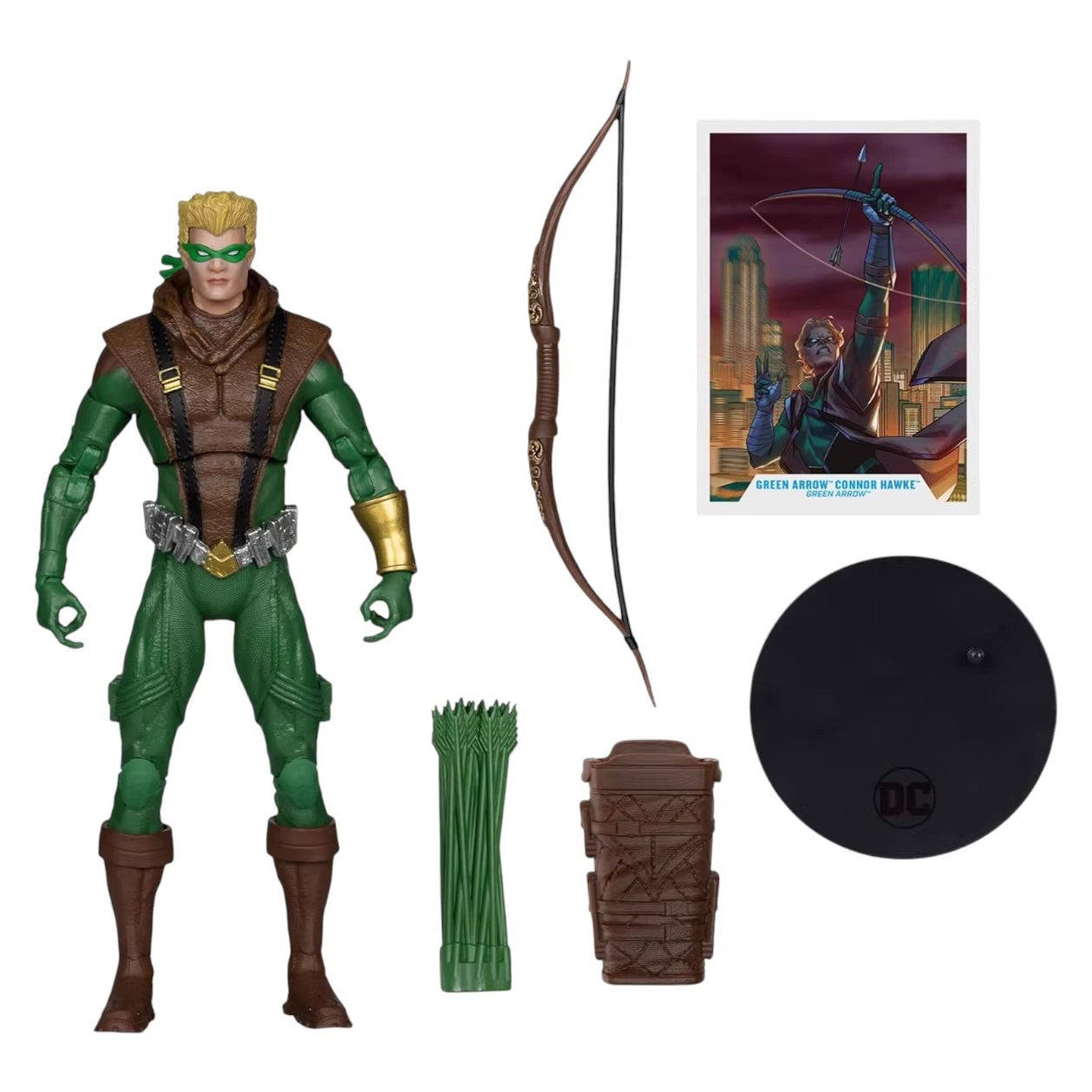 7寸康纳霍克绿箭侠可动人偶玩具正义联盟神奇女侠超人 麦克法兰图片