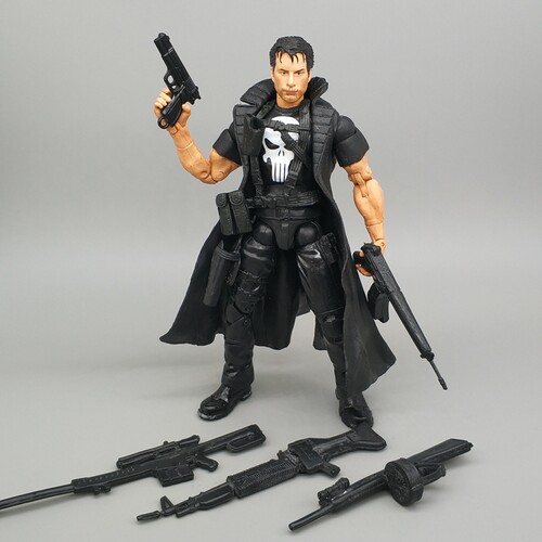 惩罚者手办金刚狼可动人偶手办玩具模型公仔多武器漫画版ToyBiz
