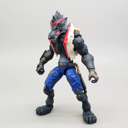 3.75寸堡垒之夜手办狼人忍者兵人特种部队可动人偶夺宝奇兵模型