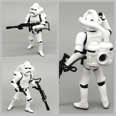 星球大战3.75寸黑武士白兵手办风暴兵克隆人重装可动人偶玩具模型