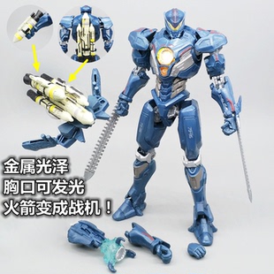 环太平洋2机甲复仇流浪者哥斯拉手办怪兽之王模型玩具可动人偶