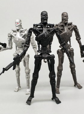 3.75寸终结者未来战士手办模型玩具T800 T1000机械骨架 生日礼物2