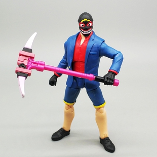 3.75寸堡垒之夜手办西装男鱼人废铁兵人特种部队可动人偶夺宝奇兵