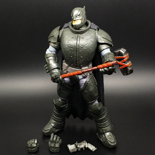 怀旧重甲蝙蝠侠手办阿甘骑士阿卡姆小丑正义联盟玩具公仔麦克法兰