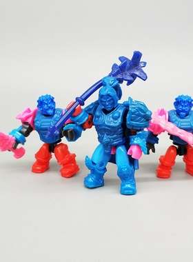 魔兽争霸手办巫师权力的游戏加勒比海盗白模可动人偶玩具积木人仔