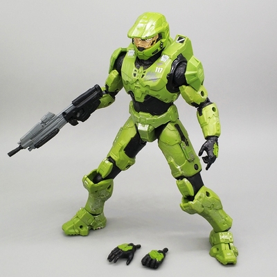 致远星斯巴达战士光环手办模型光晕士官长机甲精英士兵可动人偶