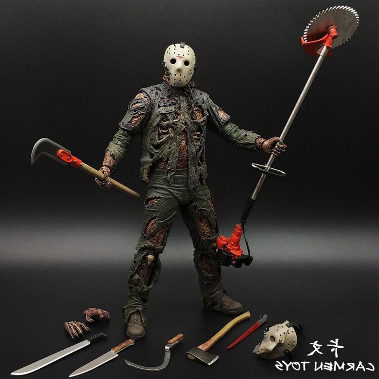 杰森手办僵尸猛鬼街弗莱迪可动手办人偶鬼娃惊声尖叫玩具模型