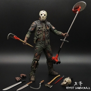 杰森手办僵尸猛鬼街弗莱迪可动手办人偶鬼娃惊声尖叫玩具模型