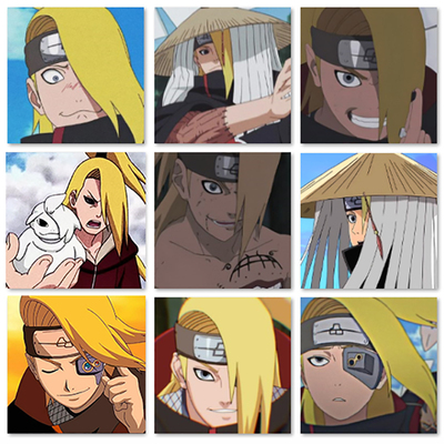 火影忍者晓迪达拉diy数字油画