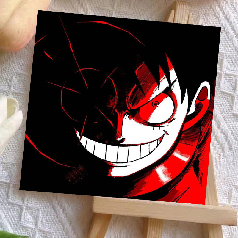 海贼王艾斯路飞女帝山治索隆娜美diy数字油画卧室客厅墙壁装饰画