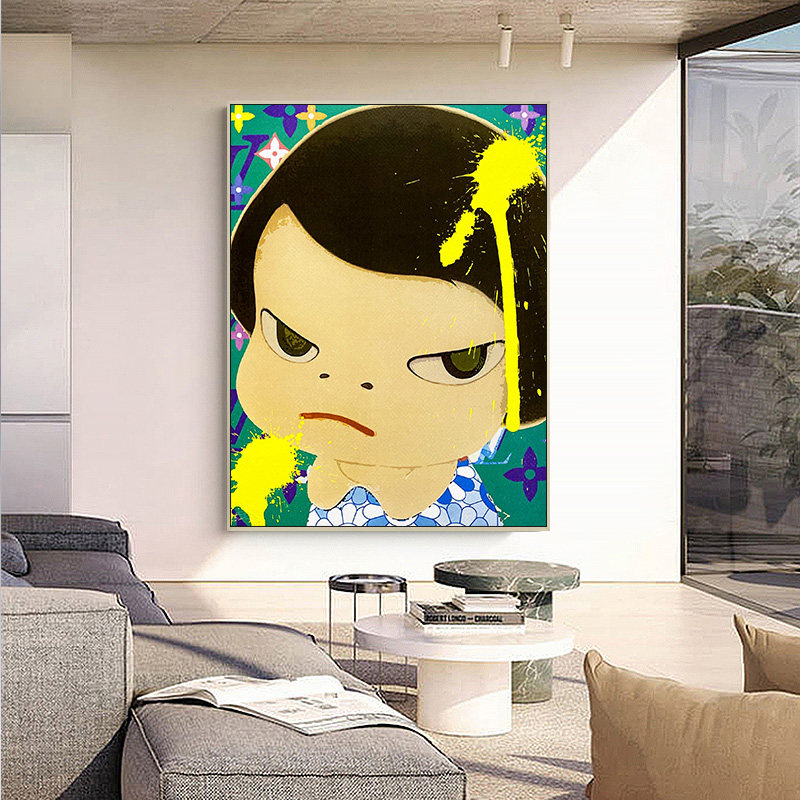 潮流奈良美智diy数字油画