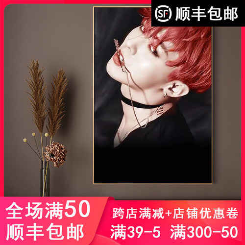 品都权志龙diy数字油画家居卧室