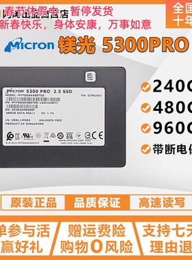 CRUCIAL/镁光 5300PRO 240G 480G 960G 固态硬盘高速传输超强性能