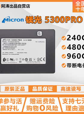 CRUCIAL/镁光 5300PRO 240G 480G 960G 固态硬盘高速传输超强性能