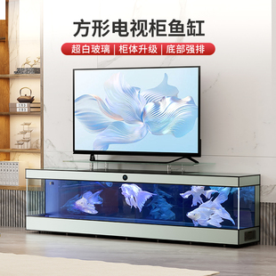 家美奇电视柜玻璃鱼缸智能水族箱客厅家用中型生态免换水送货入户