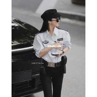 8分破洞牛仔靴裤 LISEYEN 可穿 四季 筷子腿 清仓特价