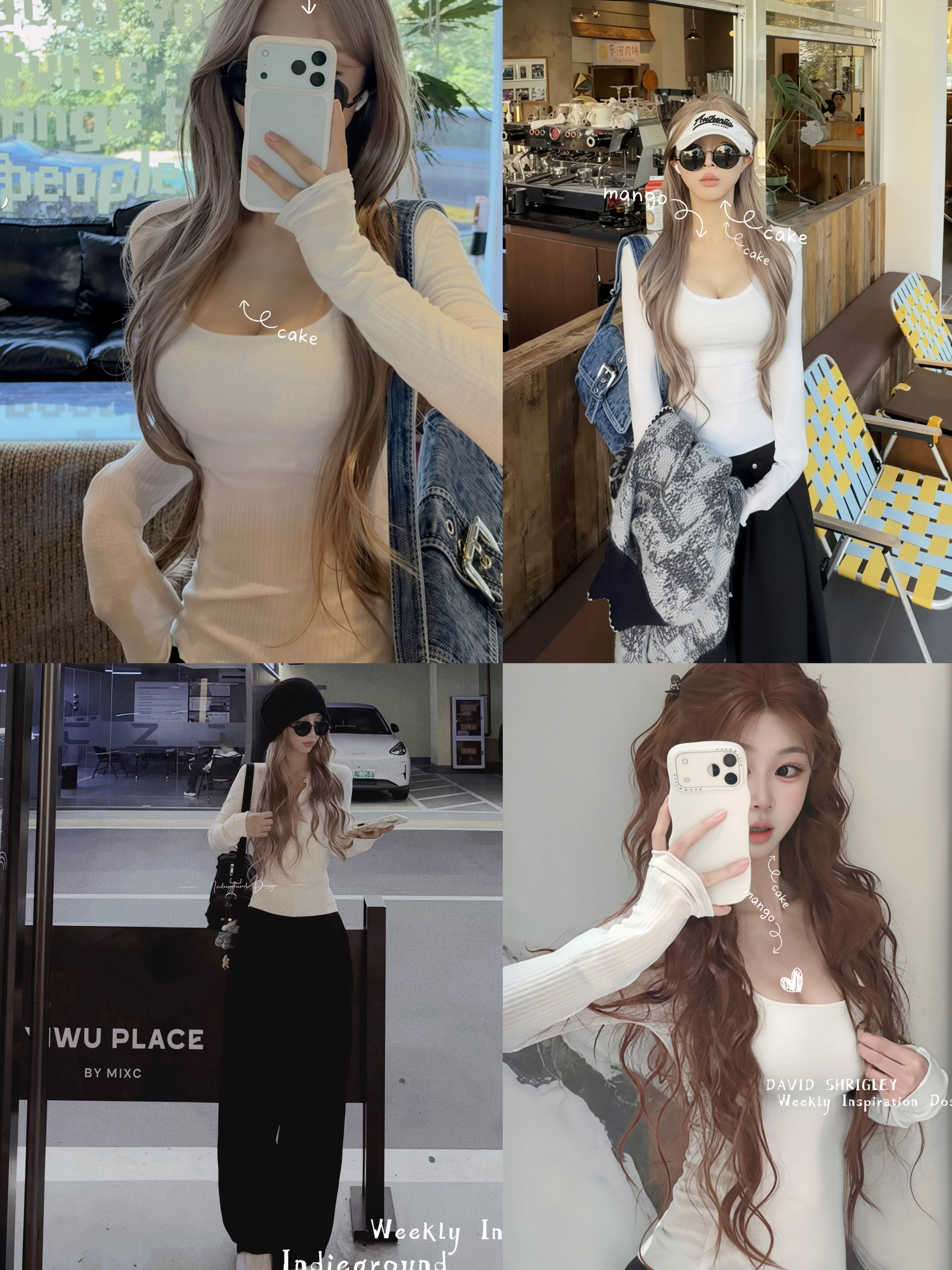 LISEYEN设计师原创竖坑条薄款显瘦显胸大圆领打底衫修身长袖内搭t
